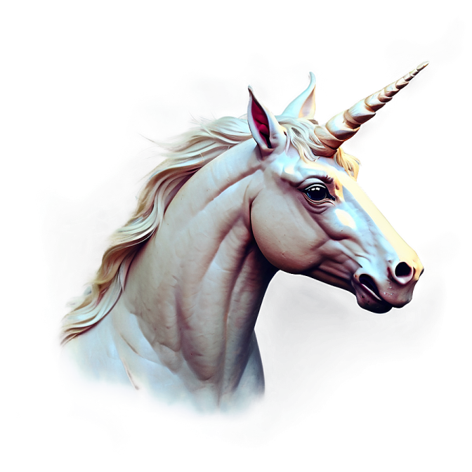 a drawing of a unicorn