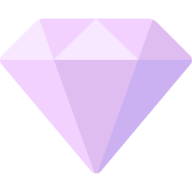 a purple diamond