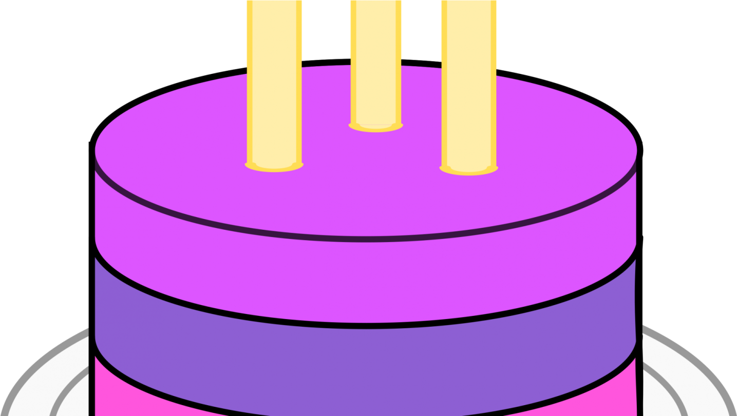 a cake with candles on top of it
