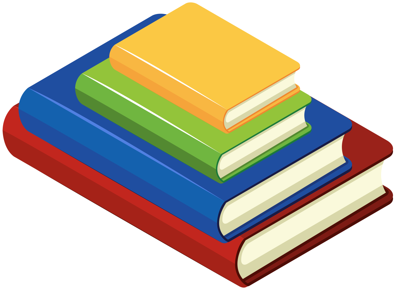 a stack of books