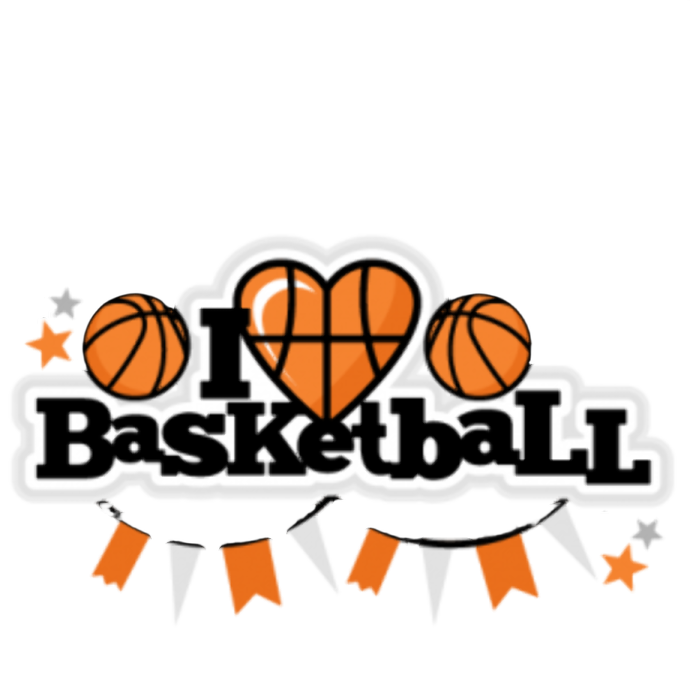 i love basketball sticker