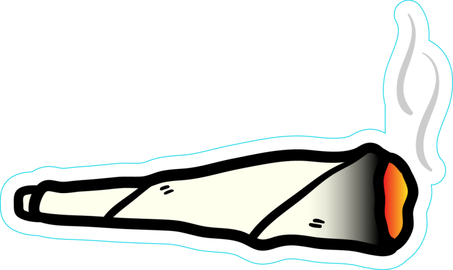 a drawing of a cigarette