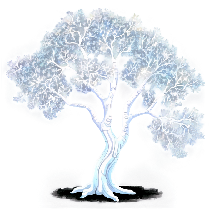 a drawing of a tree