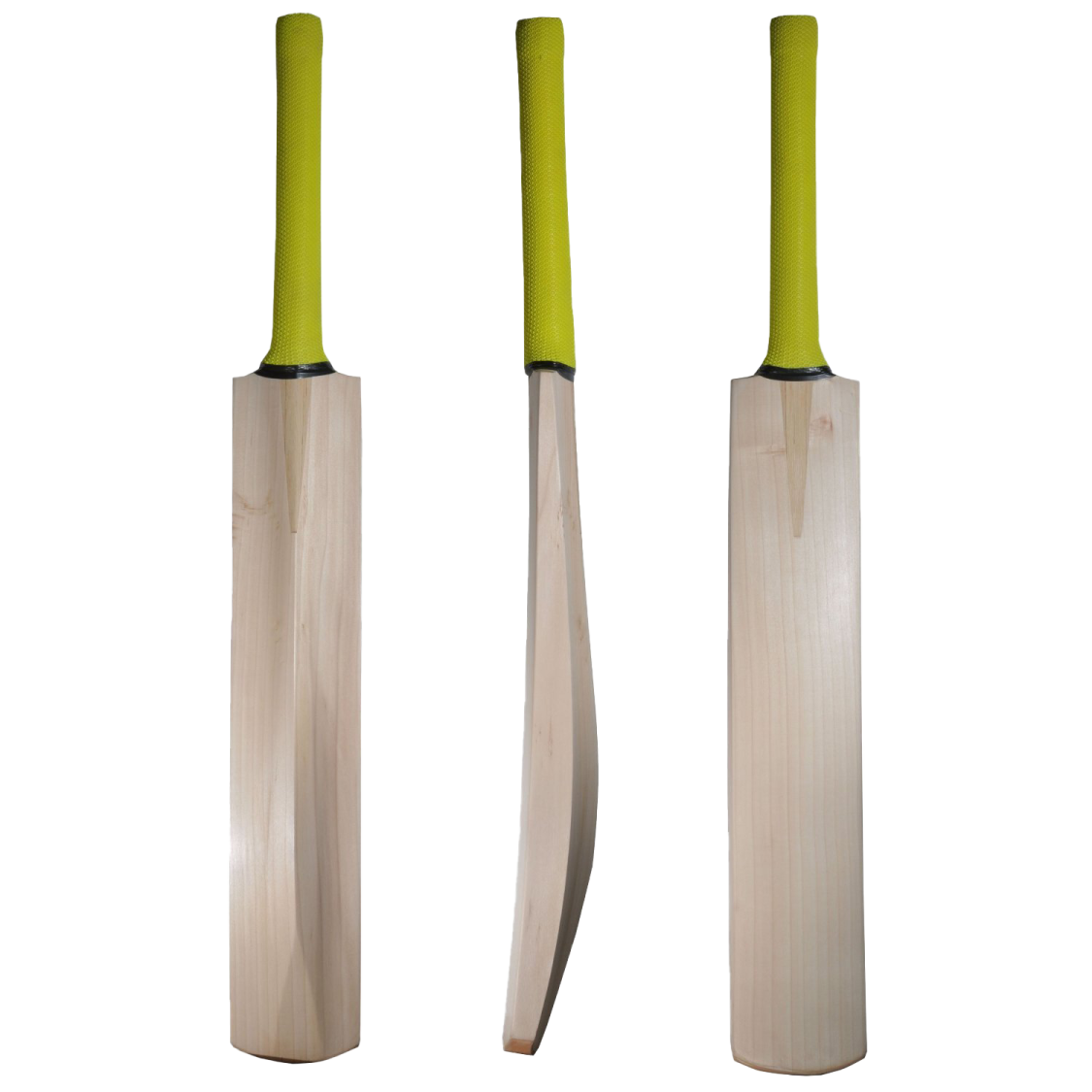 a pair of cricket bats on a white background