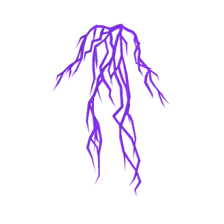 a drawing of a purple tree branch