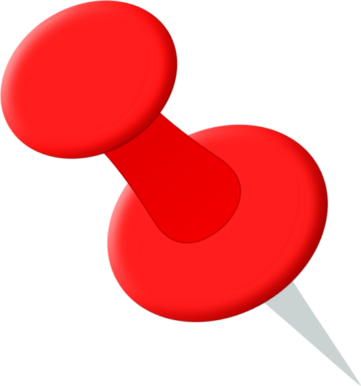 a red button on a white background