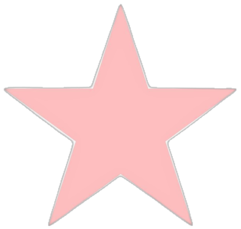 a pink star