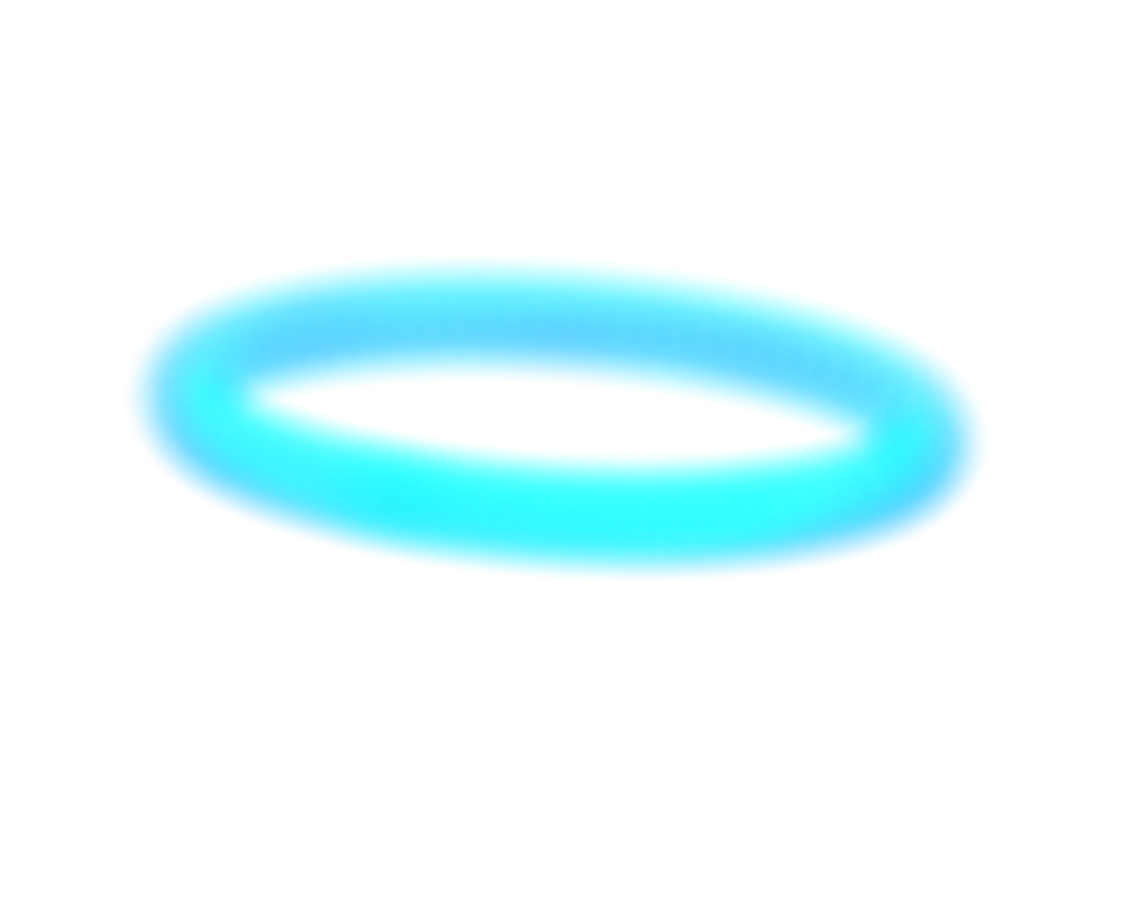 a blue ring on a white background