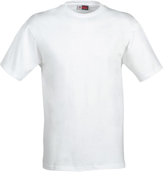 a white t - shirt