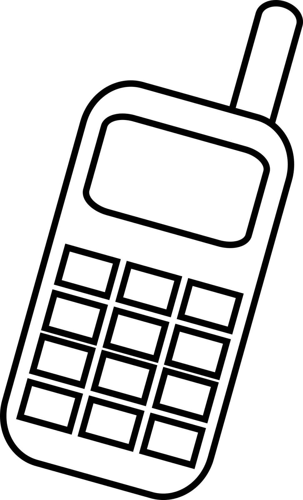 a black and white image of a calculaer