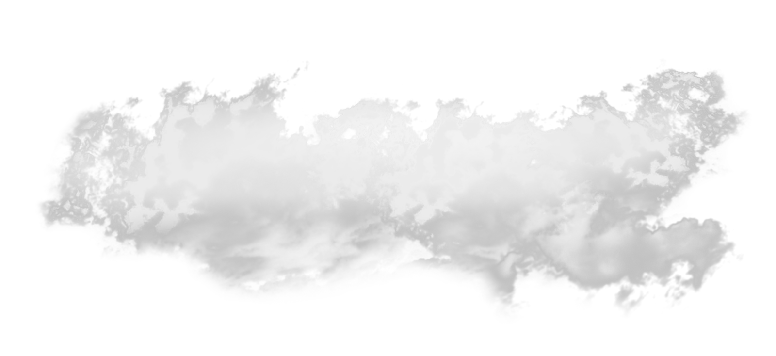 a cloud on a white background