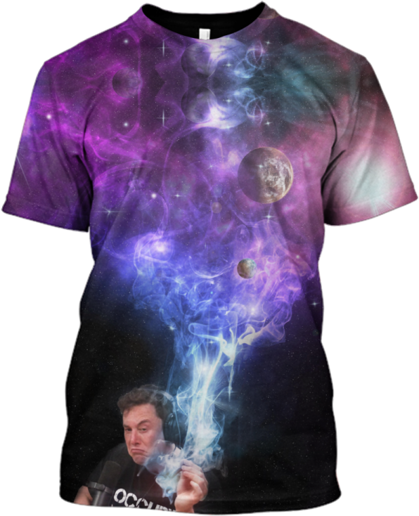 a t - shirt with the image of a man smoking a cigarette