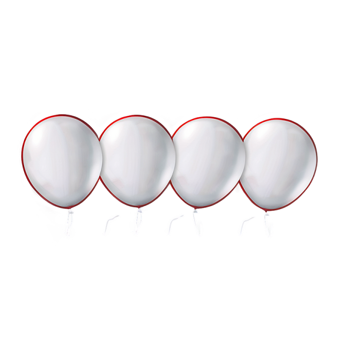 a bunch of balloons on a white background