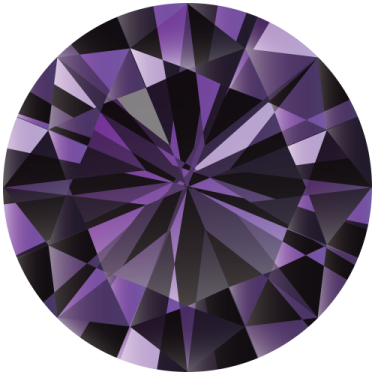 a purple diamond on a white background