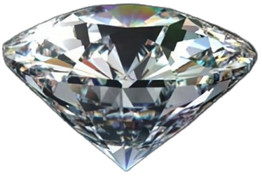 a diamond on a white background
