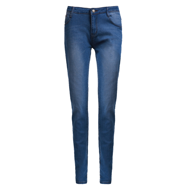 a picture of a woman's jeans in blue denim