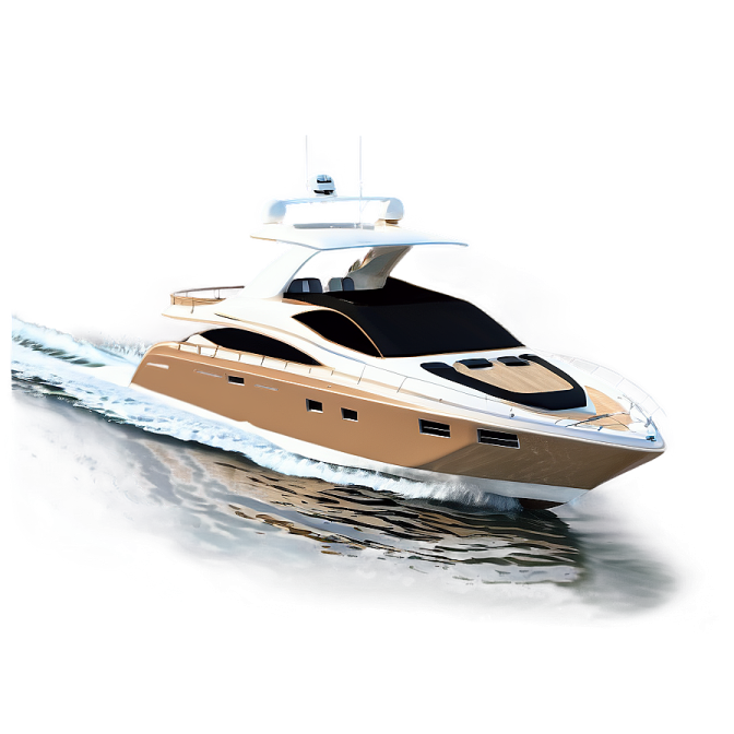 a white and brown boat in the water