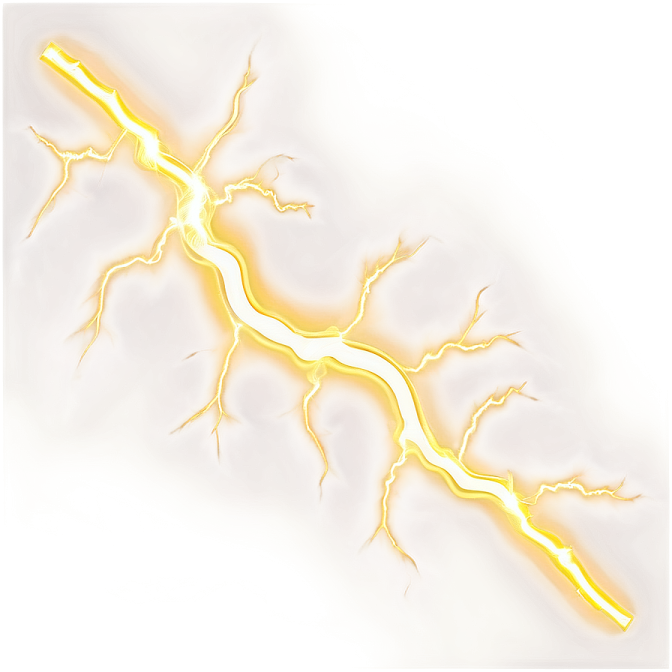 a drawing of a lightning