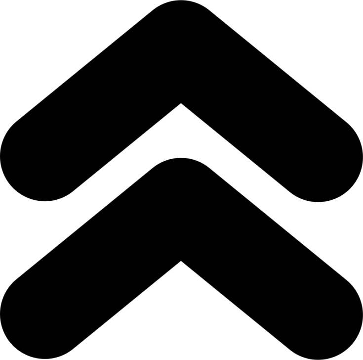 a black and white image of an arrow