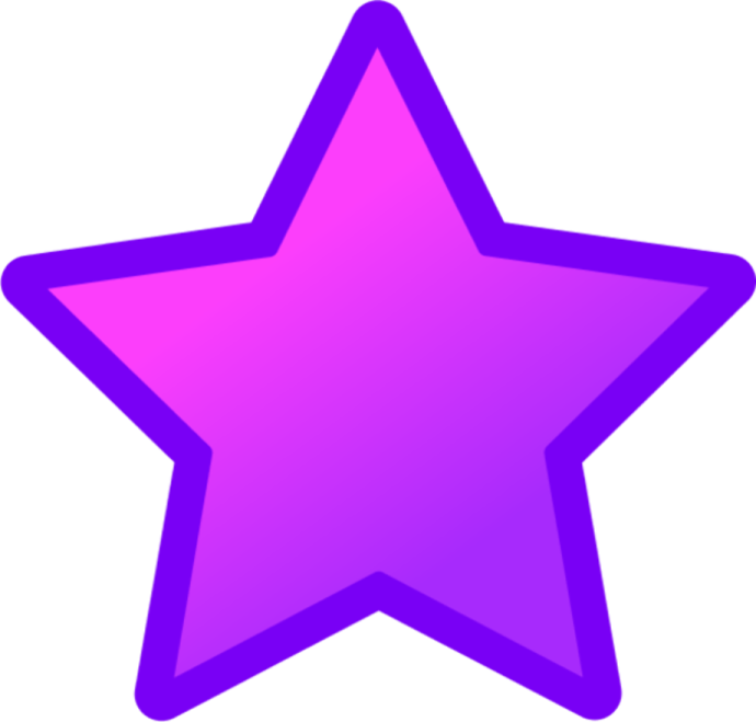 a red star on a white background