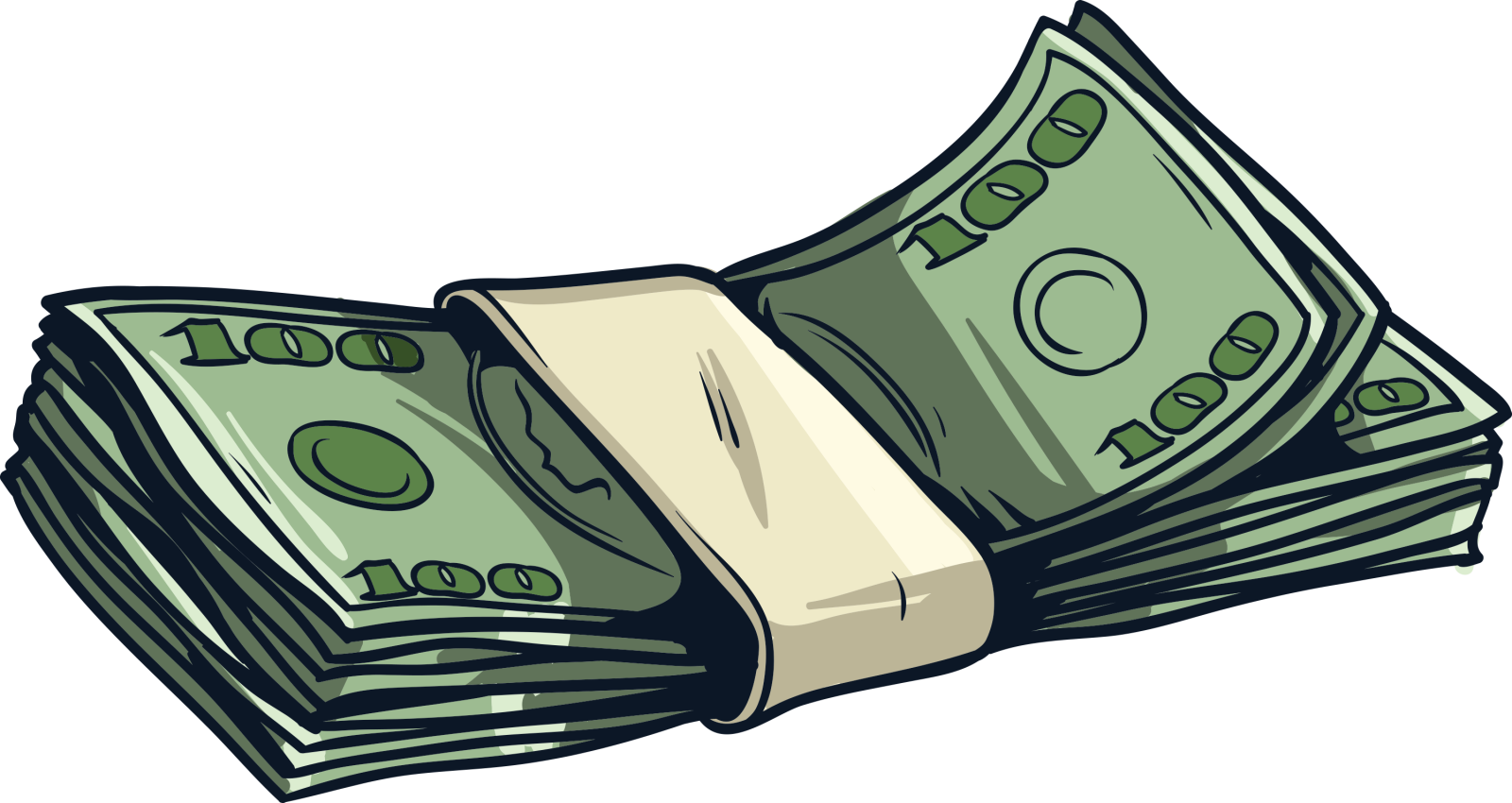 a stack of money