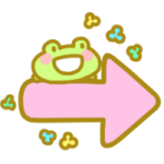 a cartoon bear sitting on top of an arrow