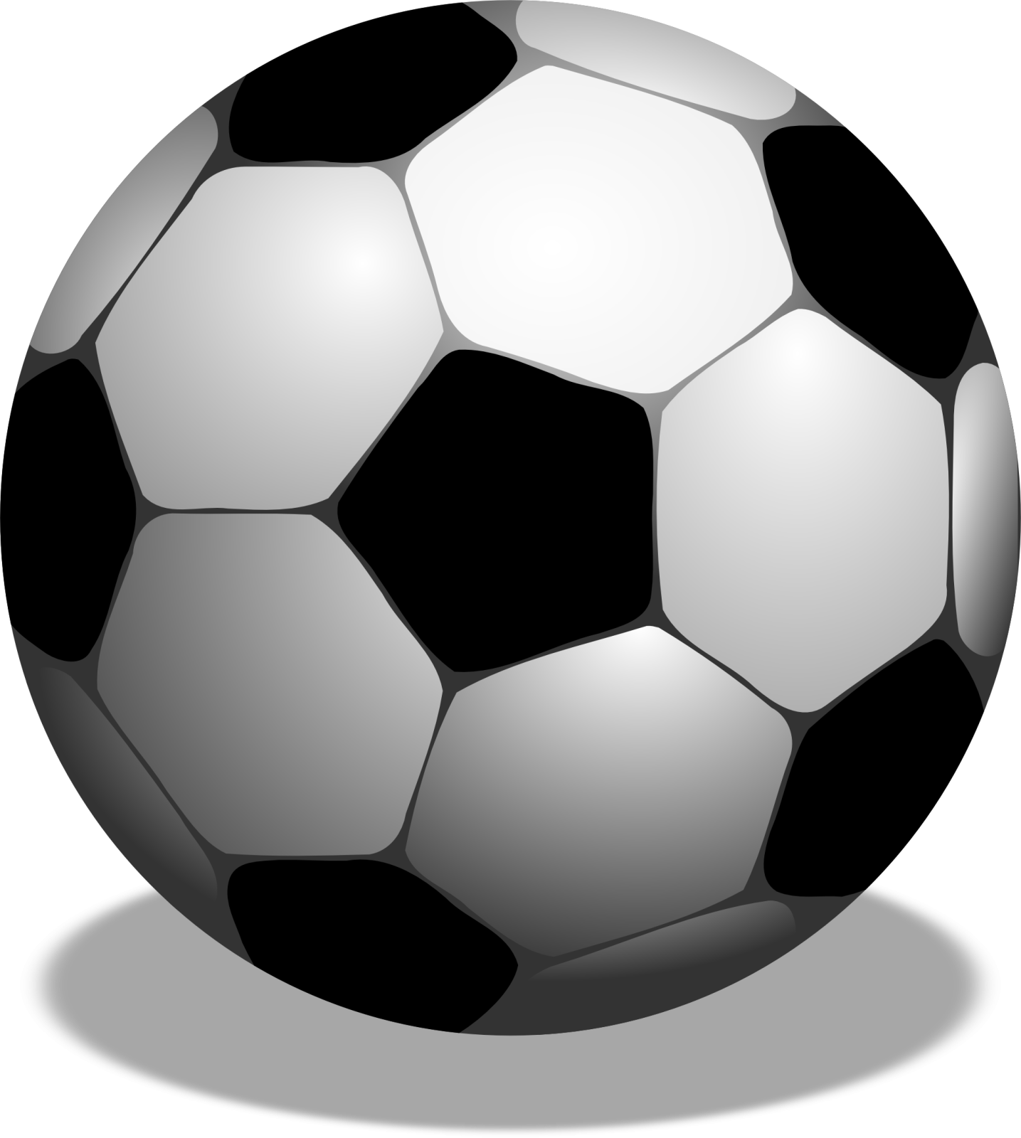 a soccer ball on a white background
