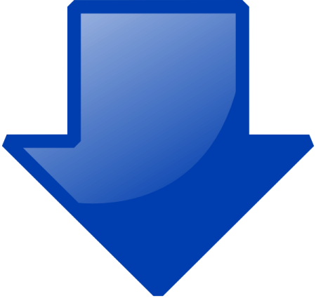 a blue arrow icon