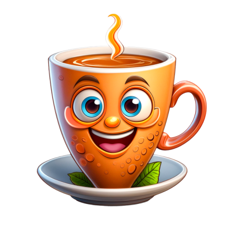 a cup of coffee with a smiling face