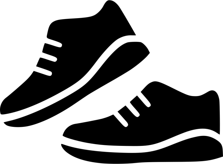 a pair of running shoes