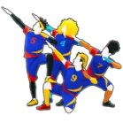 a drawing of two people fighting with each other people