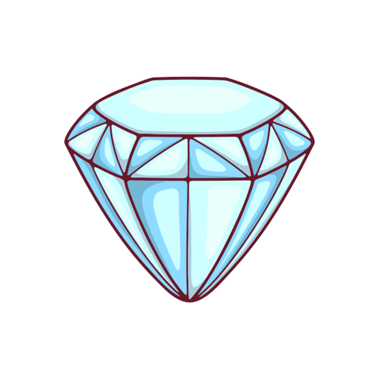 an illustration of a diamond
