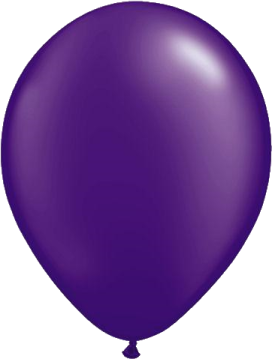 a purple balloon on a white background
