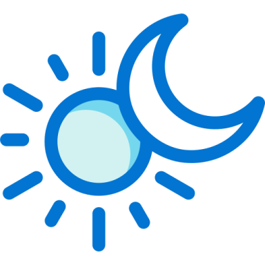 the sun and the moon