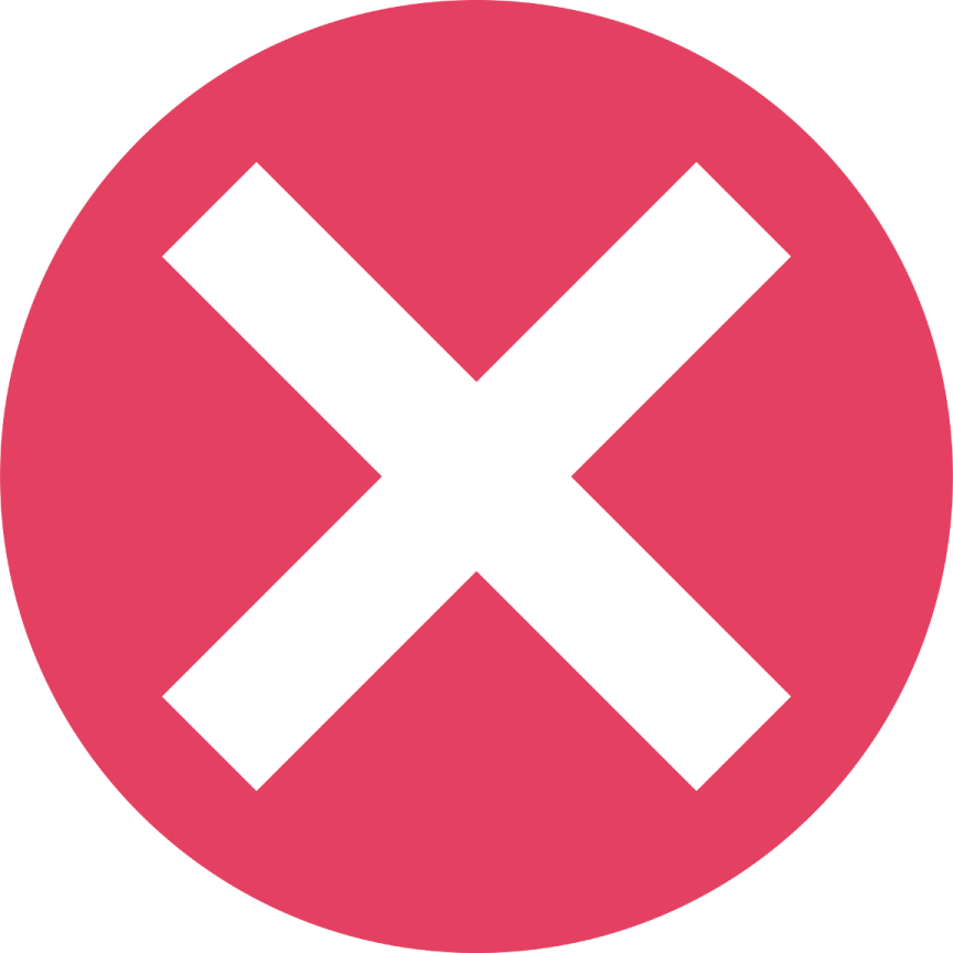 a red circle with a white cross in it
