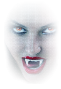 a woman with blue eyes and red lips