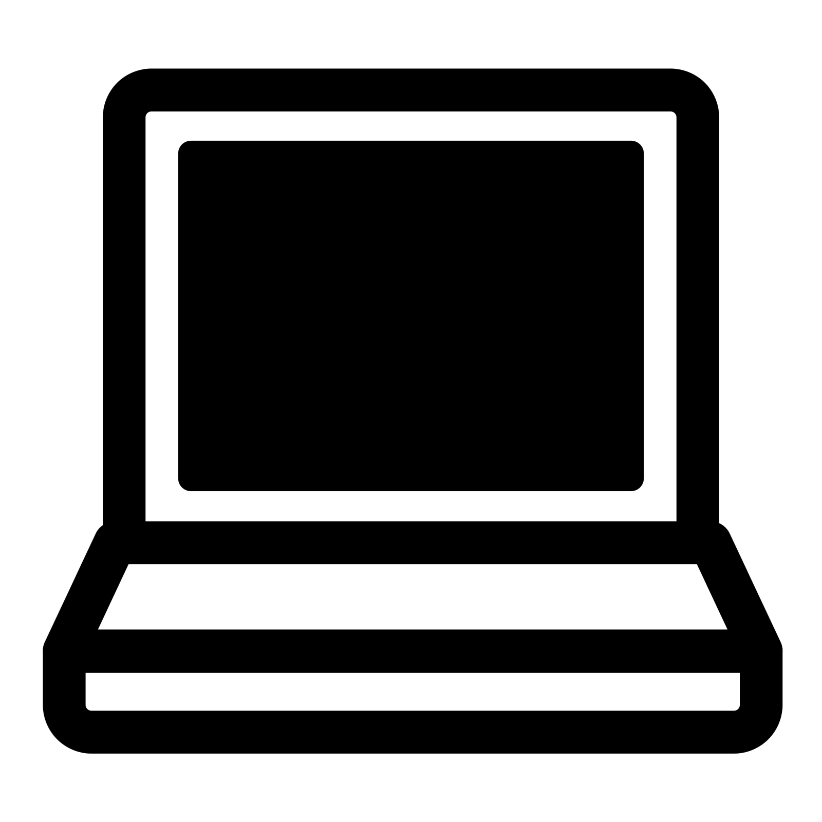 a laptop computer icon