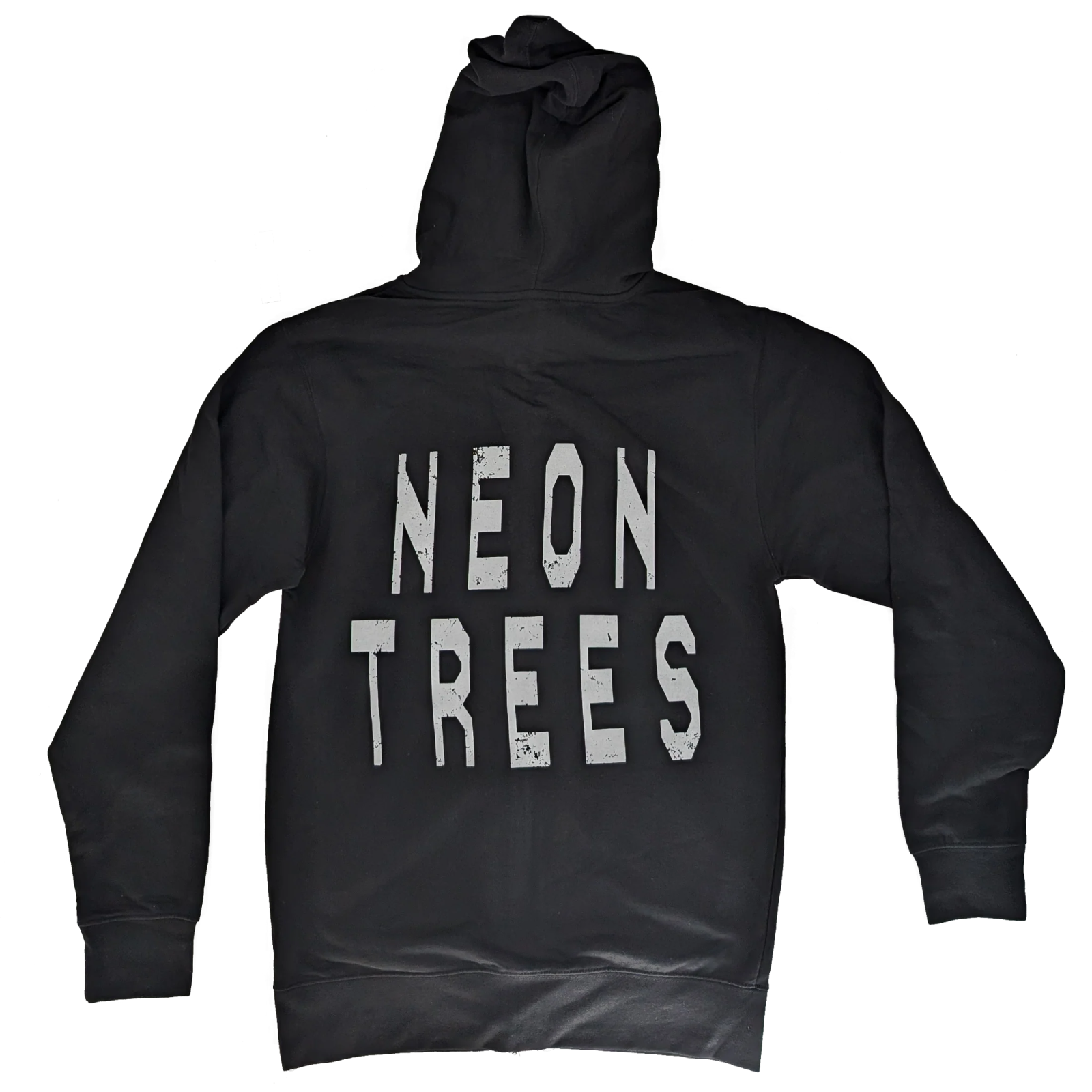 a black hoodie with the words no tress on it