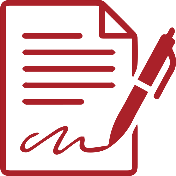 a paper with a pen on top of it