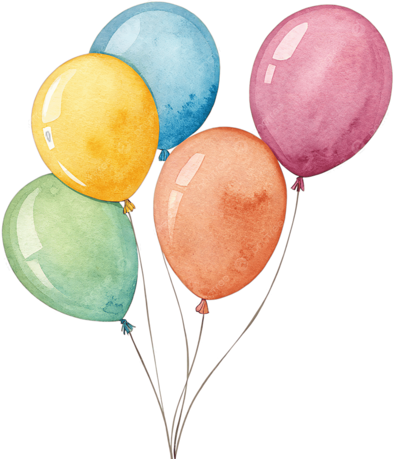 a bunch of colorful balloons on a white background