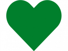 a green heart