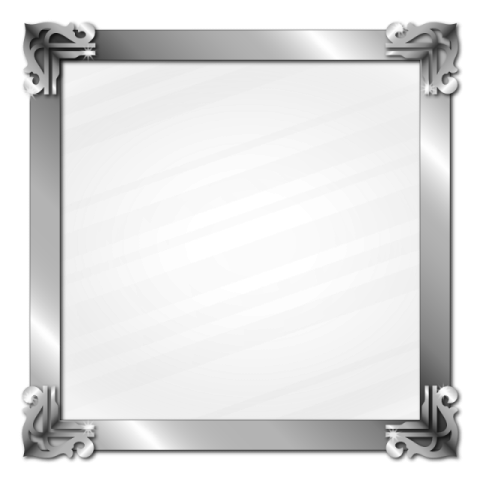 a metal frame on a white background