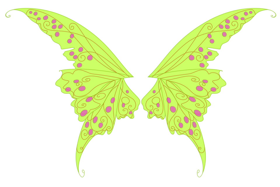 a green butterfly with pink dots on its wings