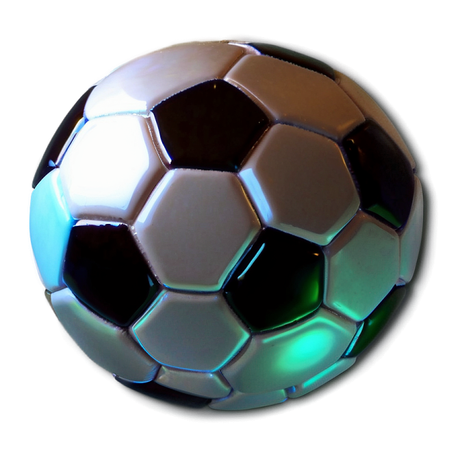 a soccer ball on a white background