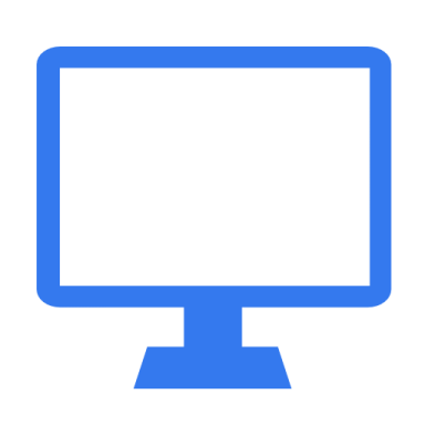 a computer monitor icon