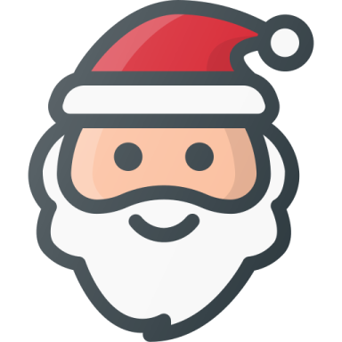 a santa claus icon