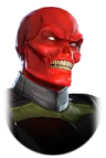an image of a man with a red mask