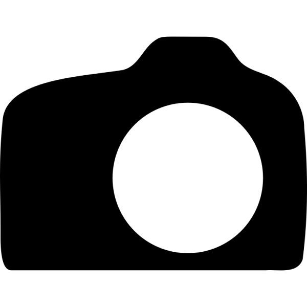 a black and white camera icon
