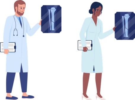 a man and woman standing next to each other people