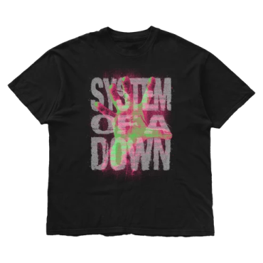 a black t - shirt with the words'stay down'printed on it